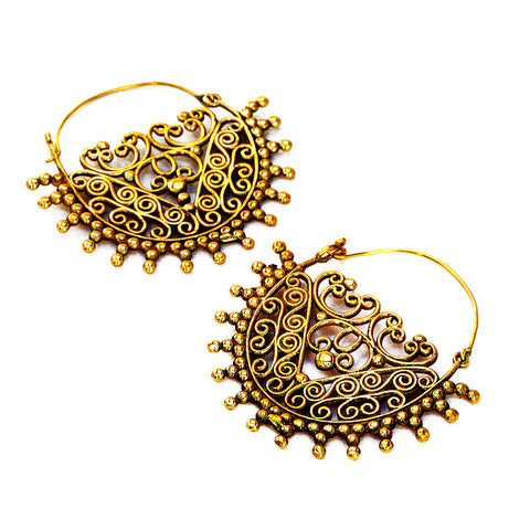 Ornate Gold Earrings