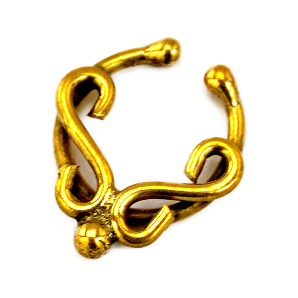Brass nose ring