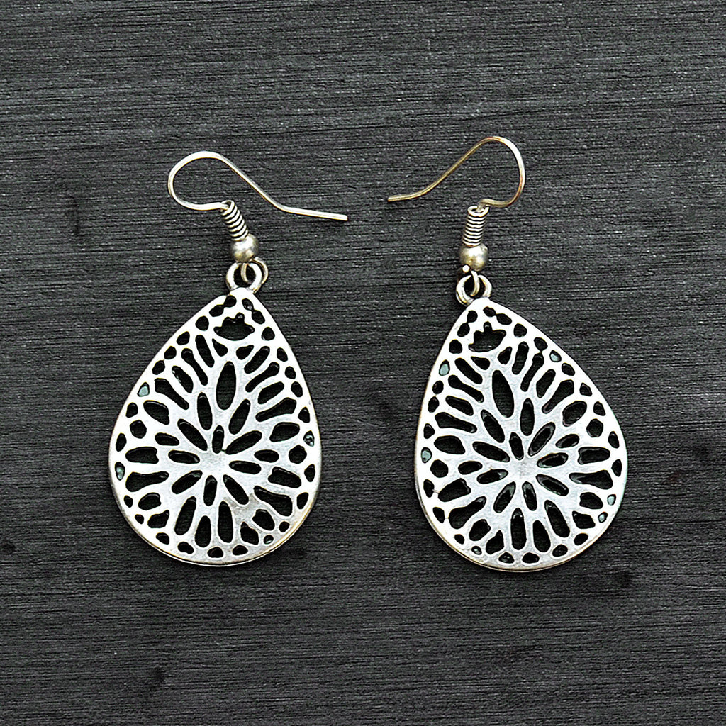 Turkmen drop earrings