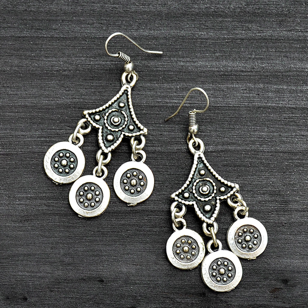 Celtic chandelier earrings