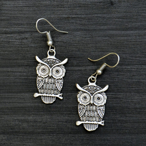 Small Owl Earrings