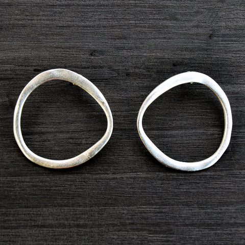 Flat Hoop Earrings