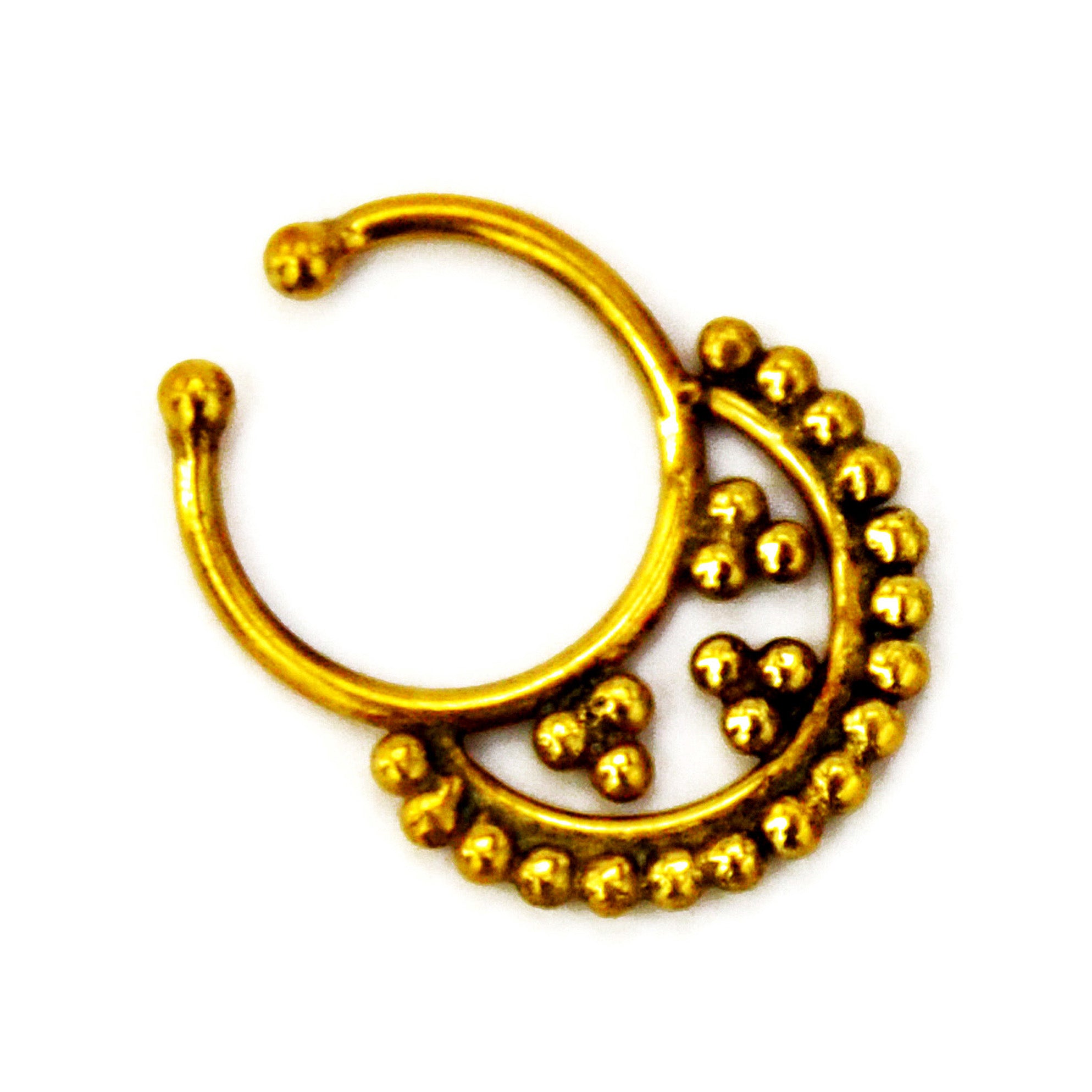 Septum ring gold