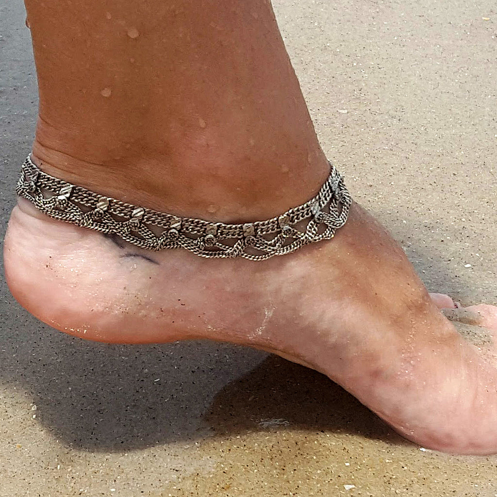 Indian anklet silver