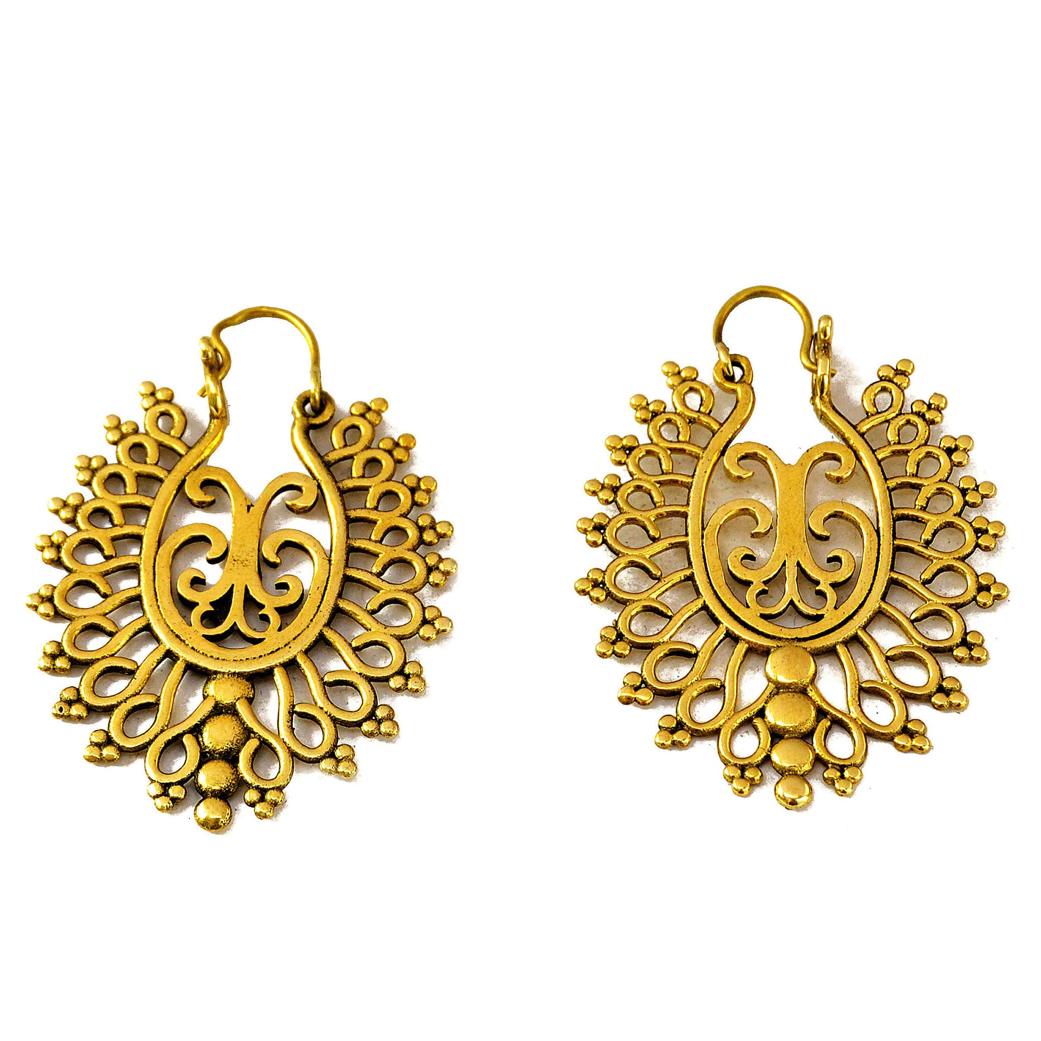 Antique indian earrings