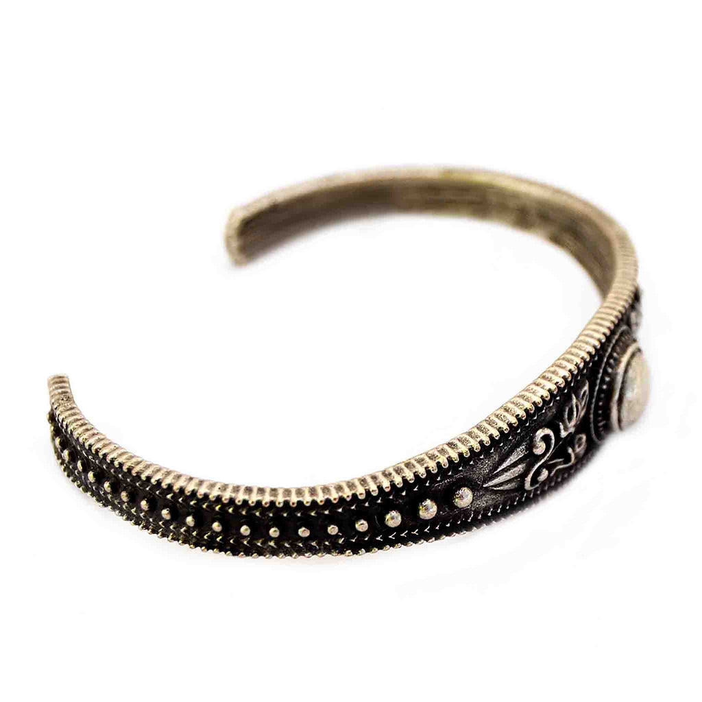 Silver gypsy bracelet