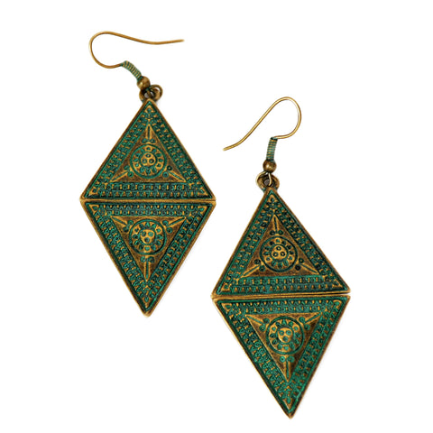 Bohemian Triangle Earrings