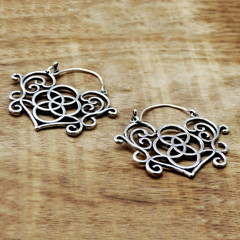 Celtic Silver Earrings
