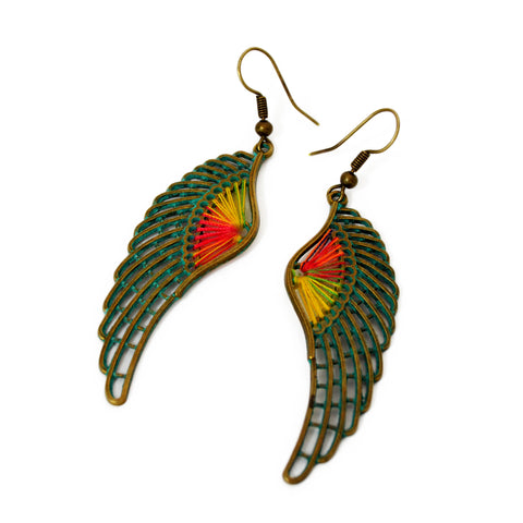 Bohemian Feather Wing Earrings