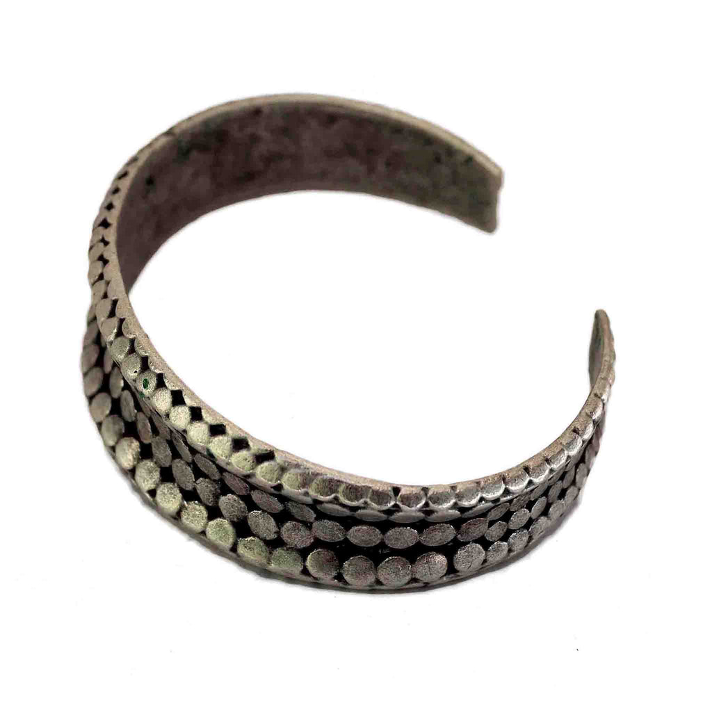 Silver ethnic bracelet