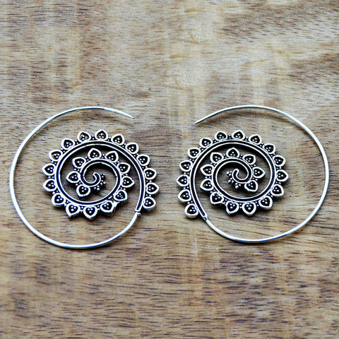 Gypsy Spiral Earrings