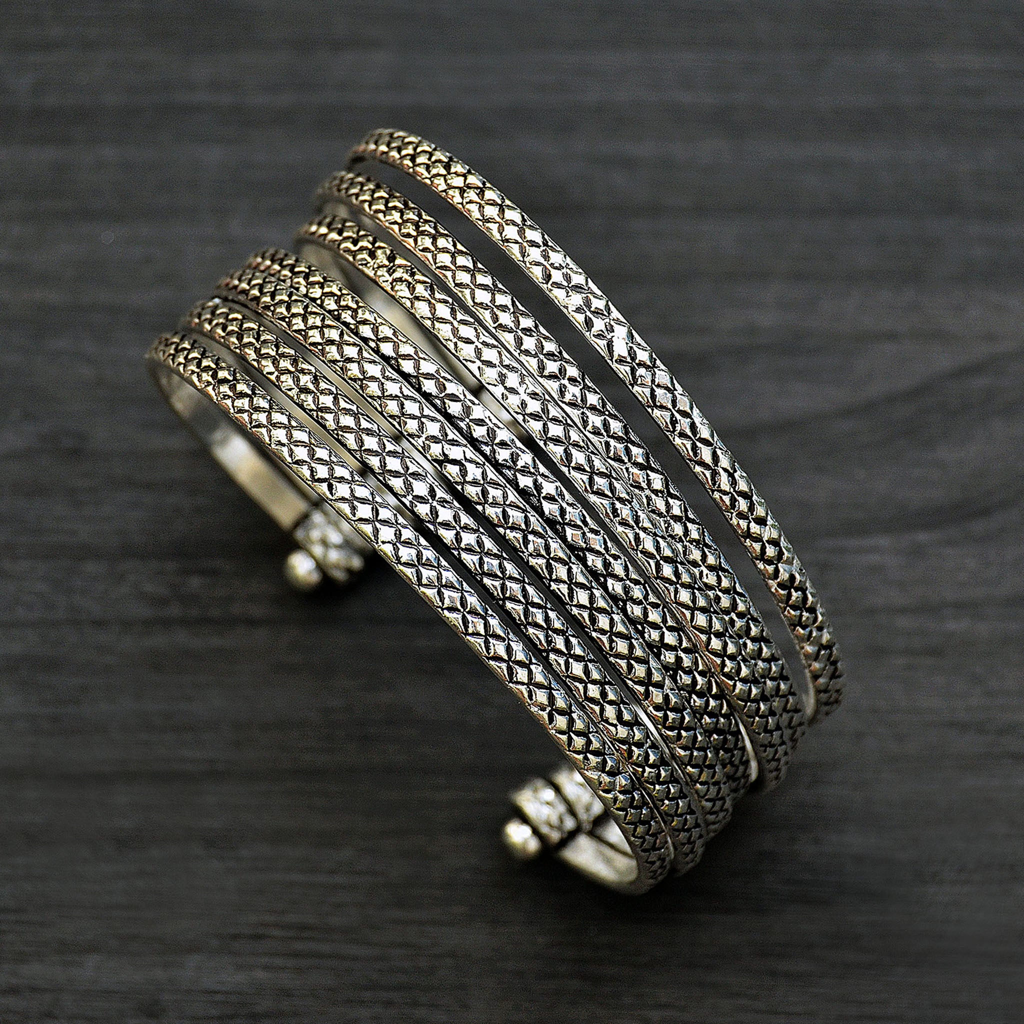 Multi wire bracelet