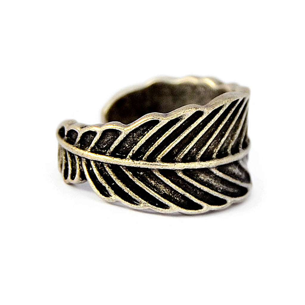 Feather wrap ring