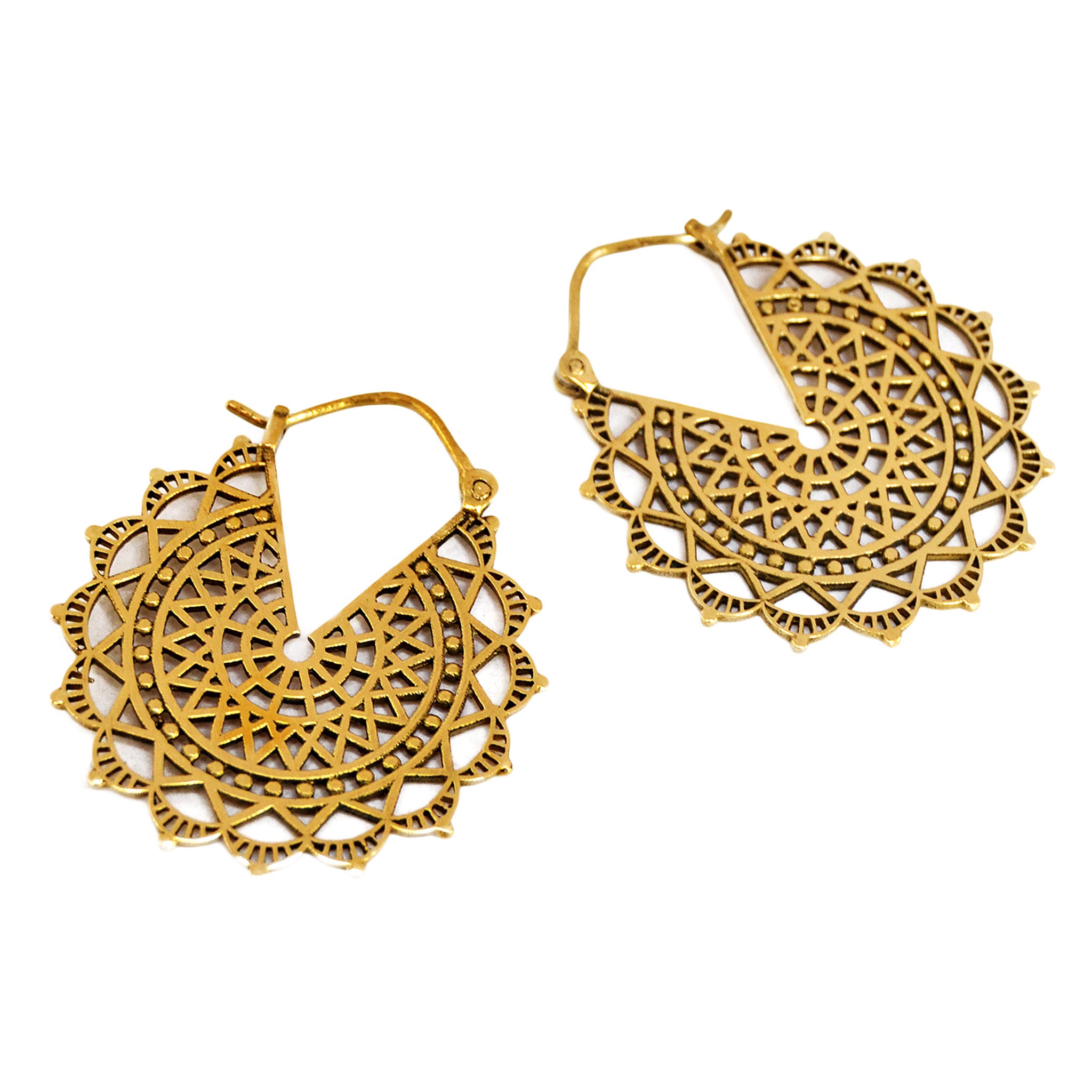 Indian mandala earrings