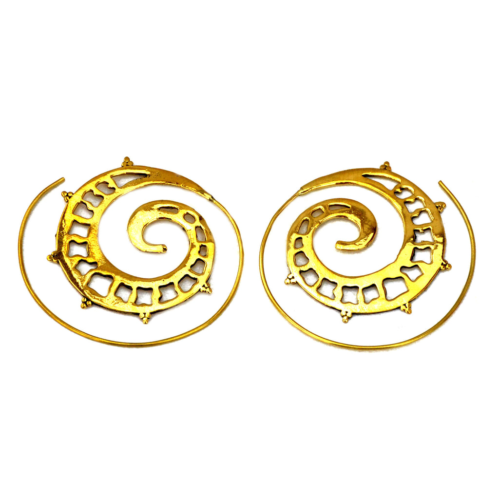 Tribal creole earrings