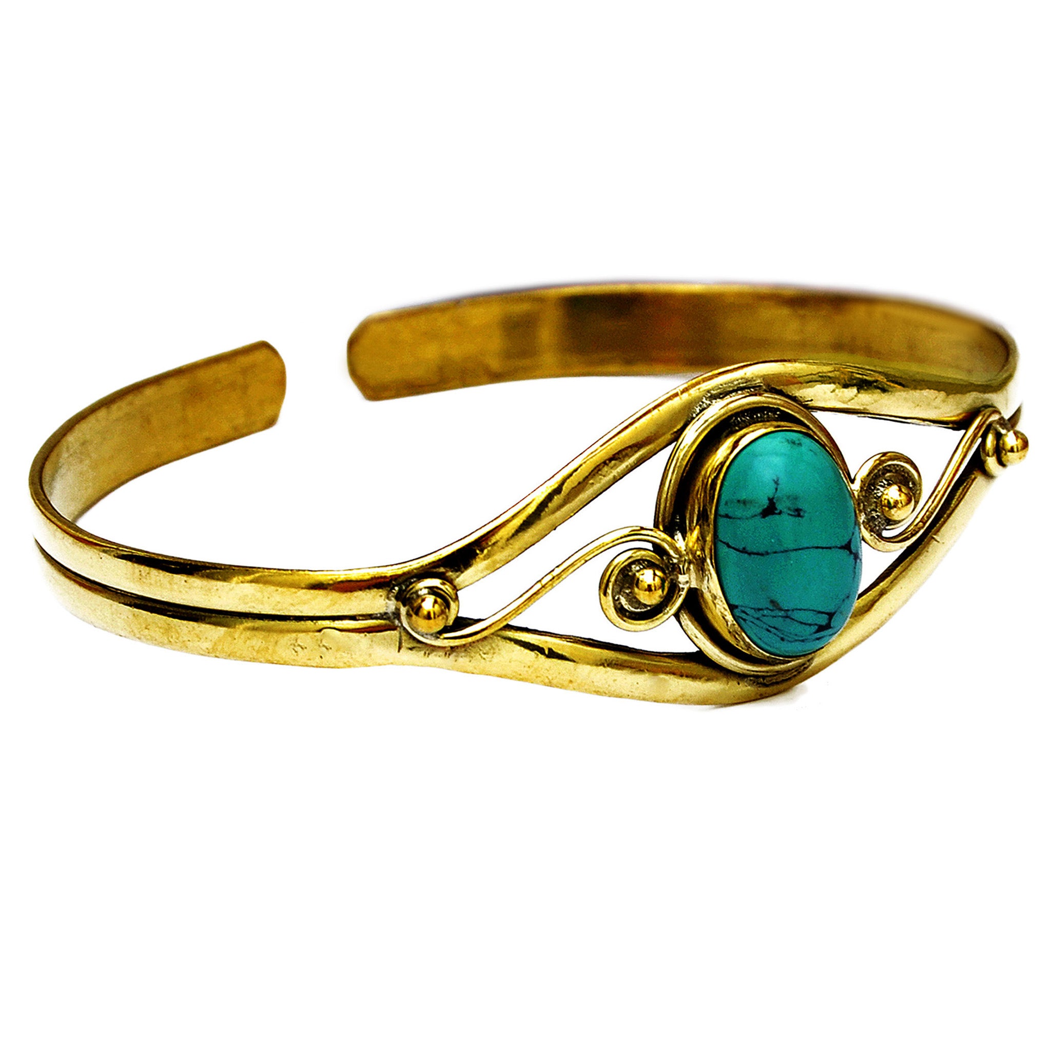 Boho turquoise bracelet
