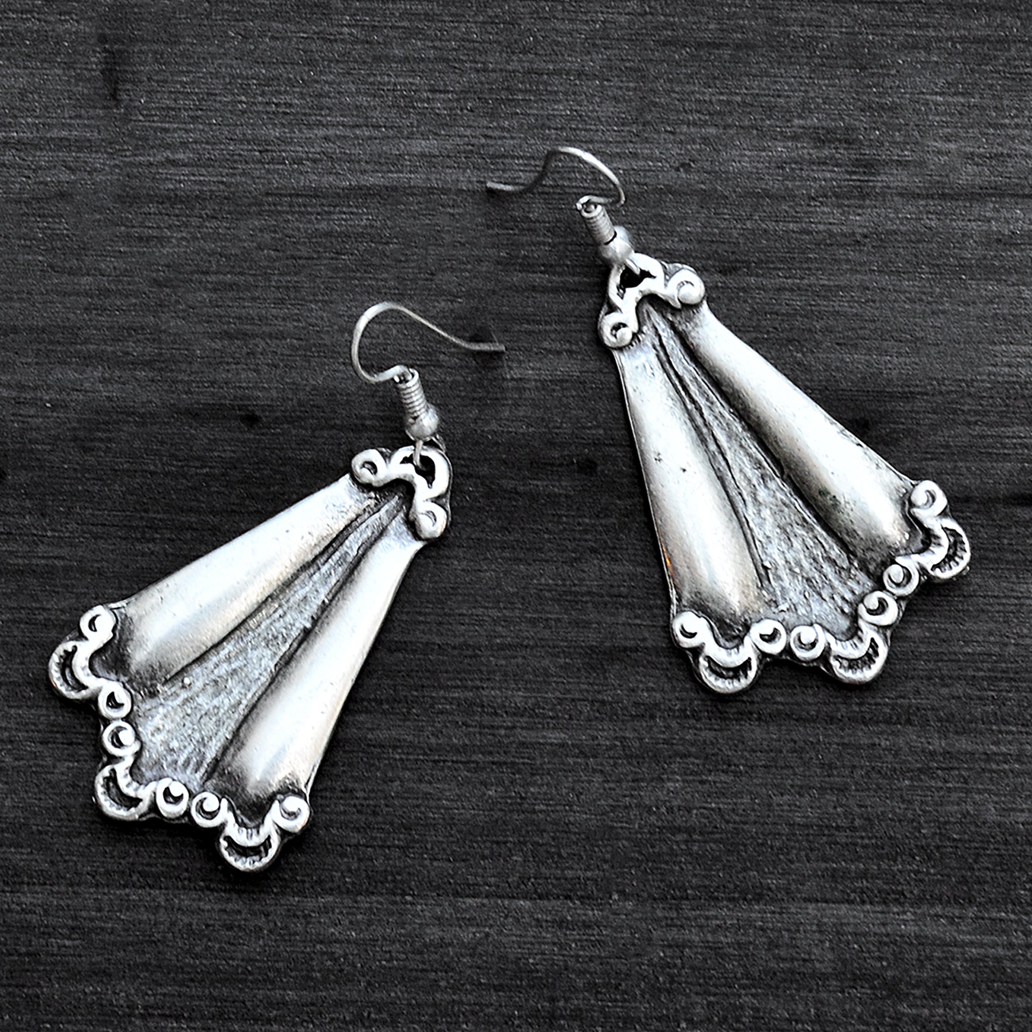 Silver ear hangers