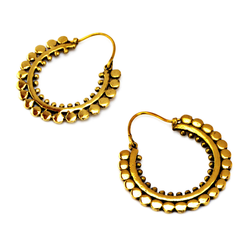 Creole hoop earrings