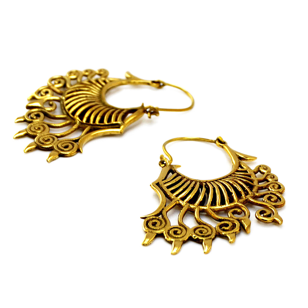 Ethnic dangle earrings