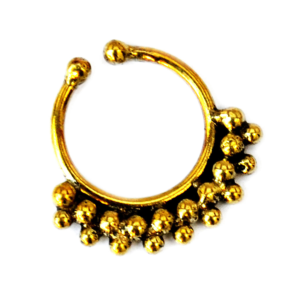 Gold septum ring