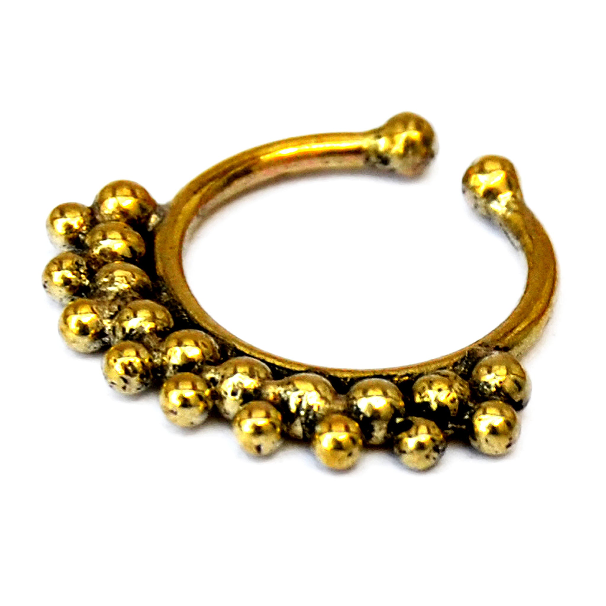 Indian septum ring gold