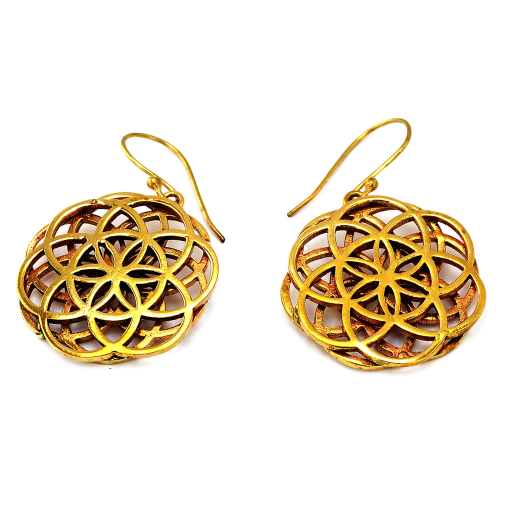 Sacred geometry earrings