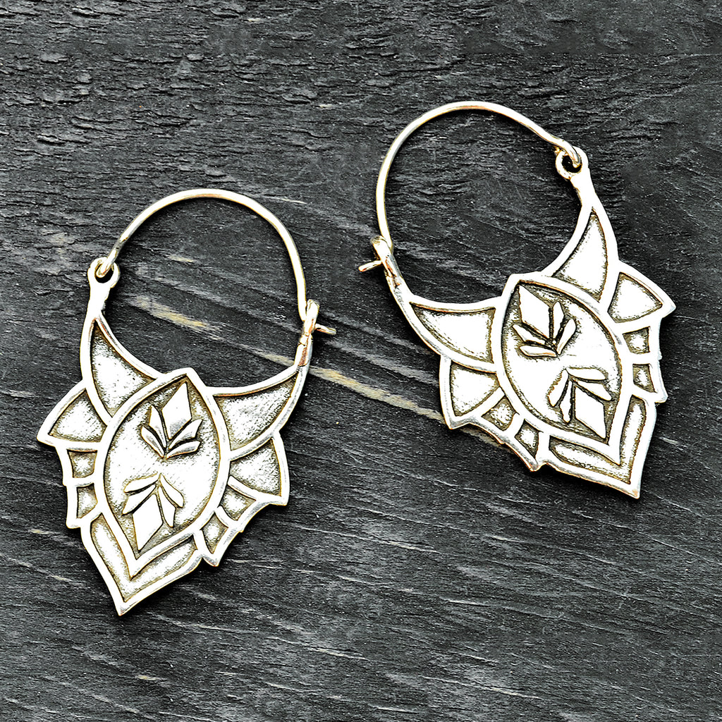 Ethnic dangle earrings