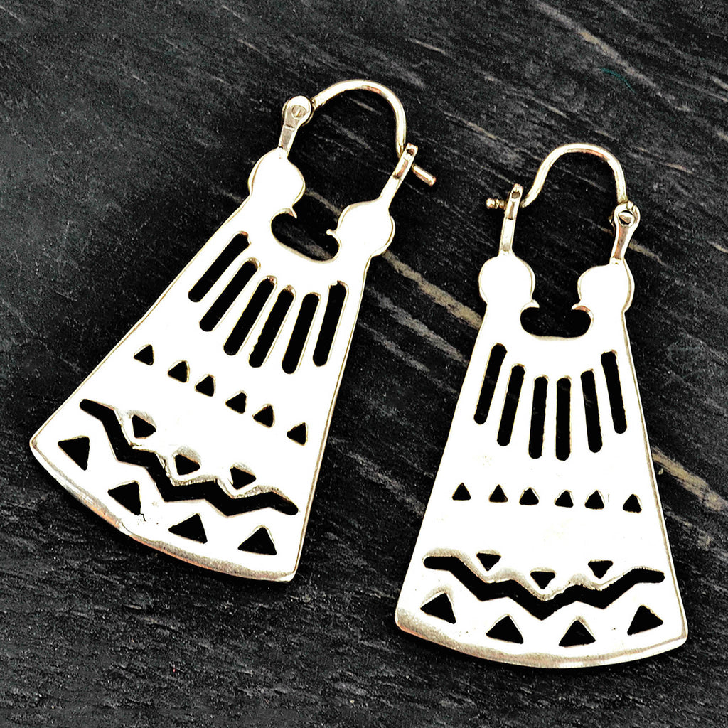 Tribal aztec earrings