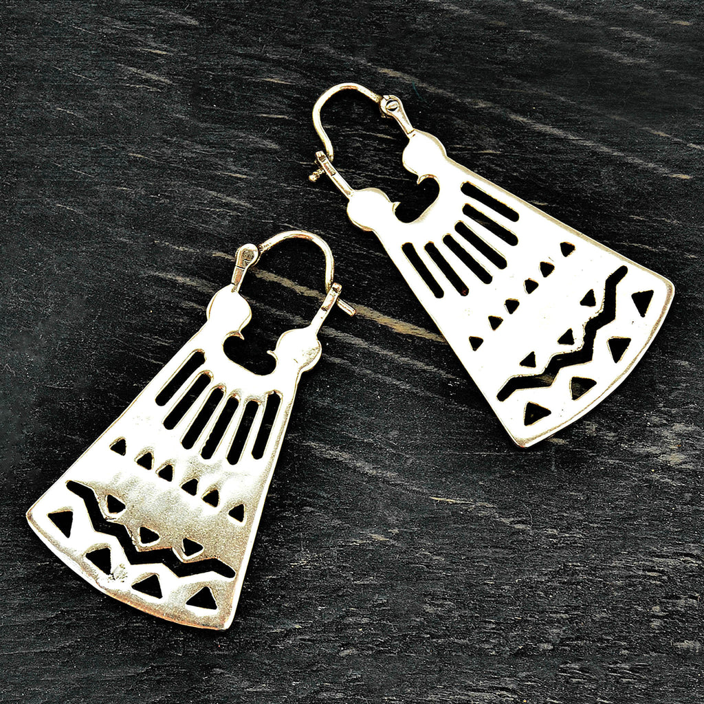 Boho aztec earrings