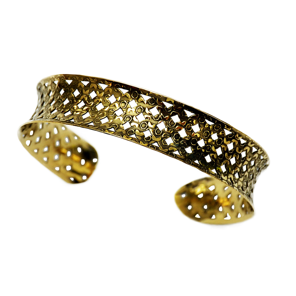 Brass ethnic bracelet