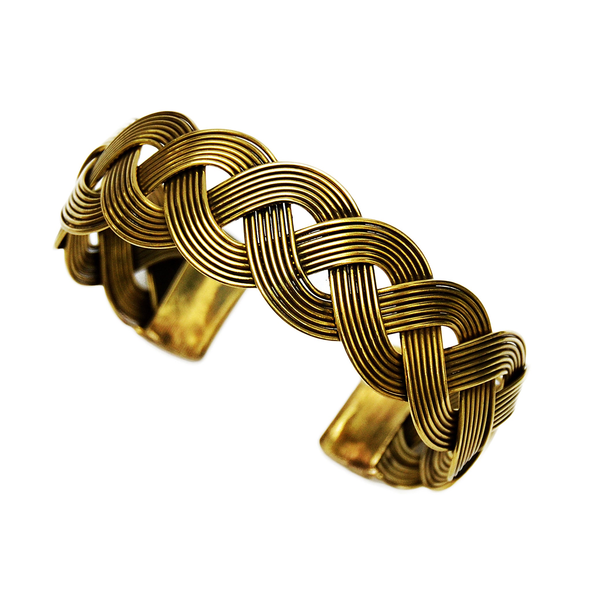 Tribal brass bracelet