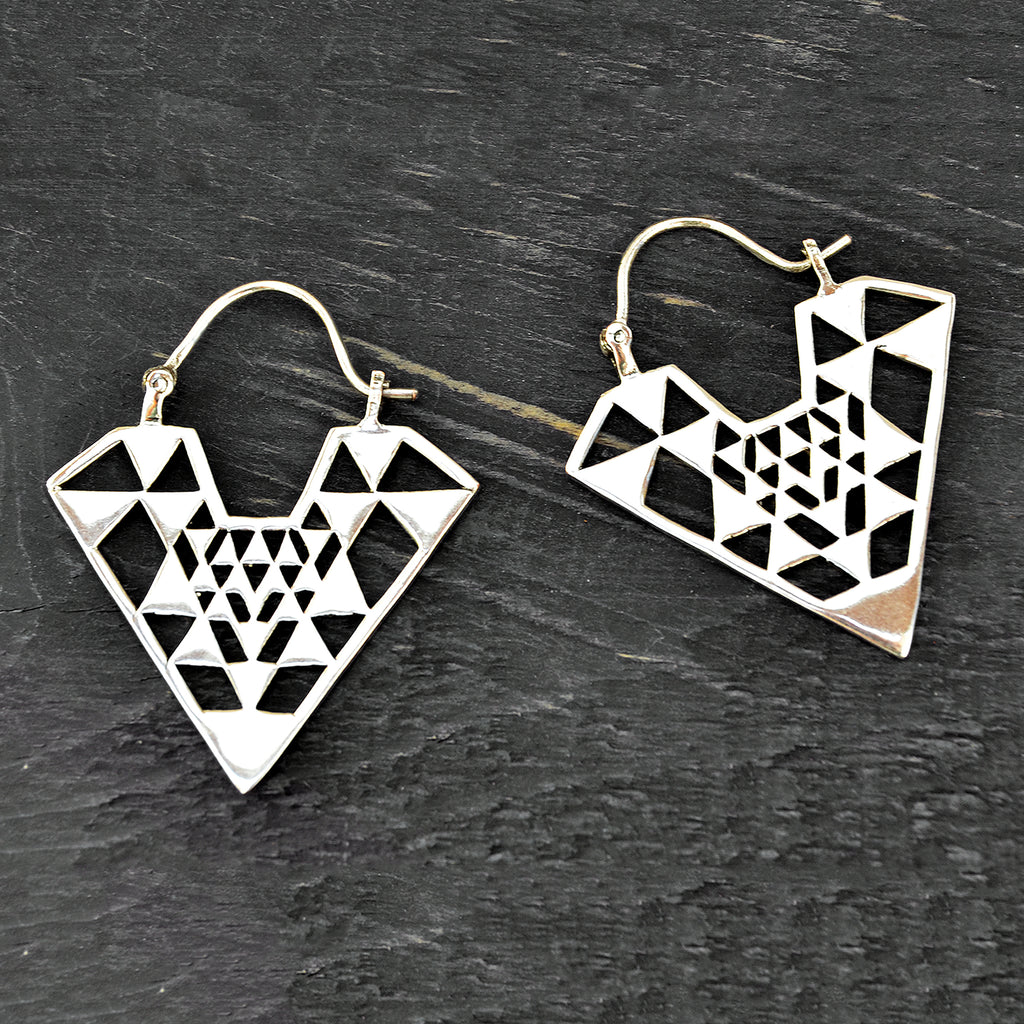 Triangle earrings