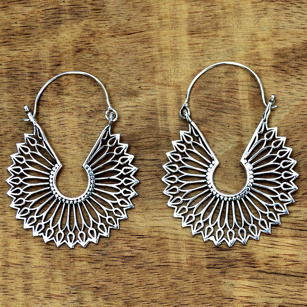 Indian mandala earrings