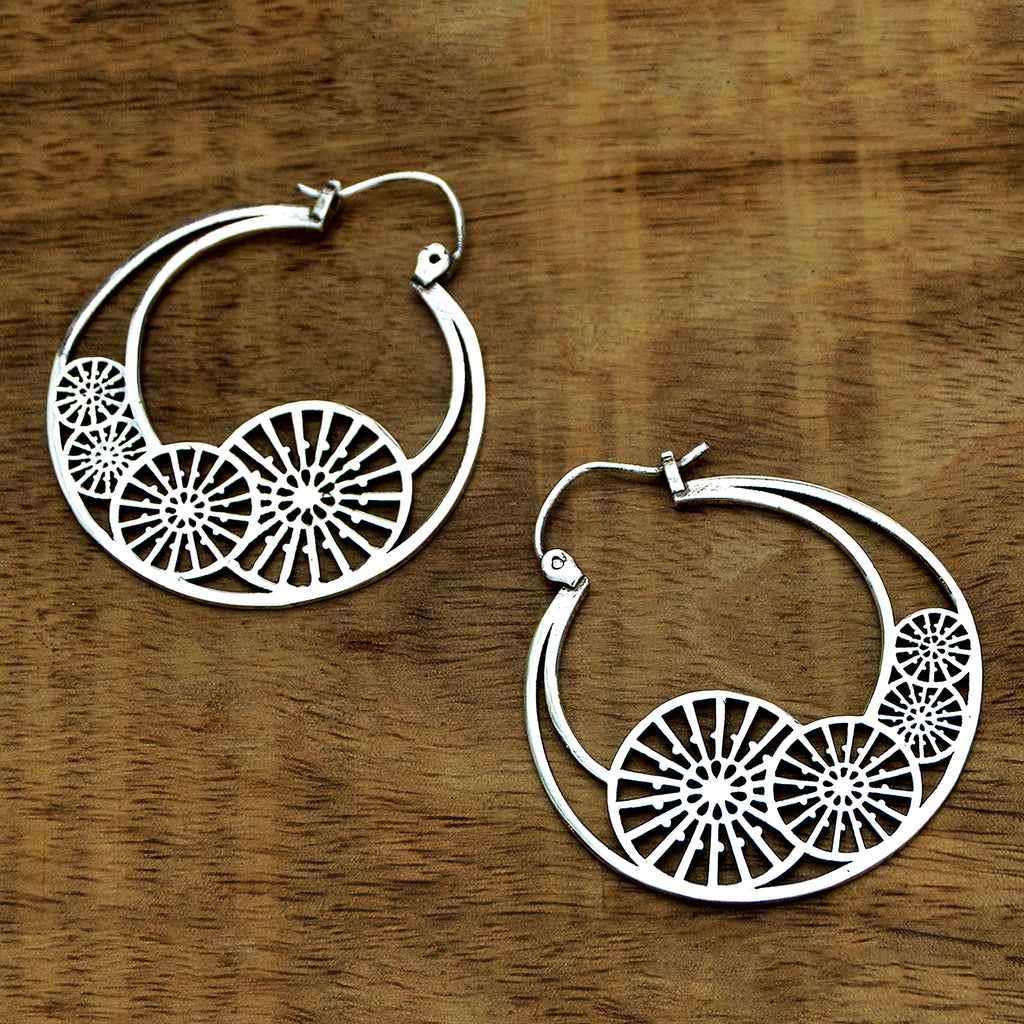 Ethiic hoop earrings
