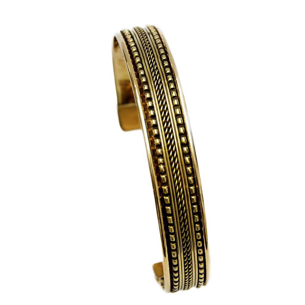 Gold ethnic bracelet