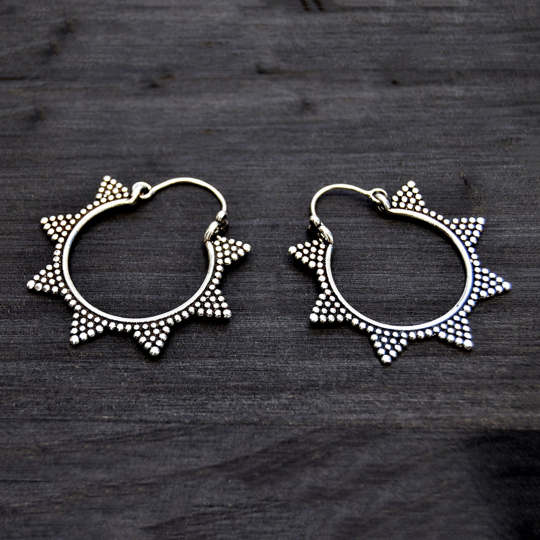 Indian hoop earrings