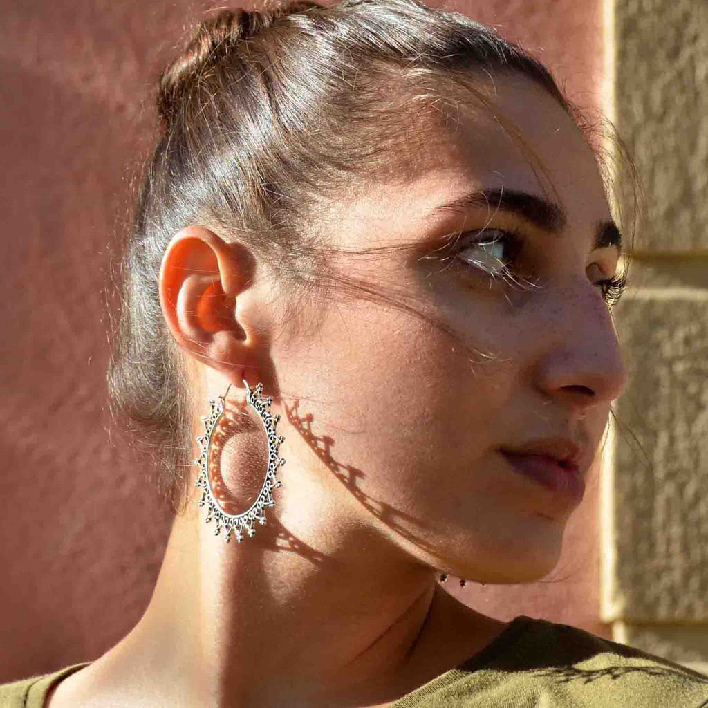 Banjara hoop earrings
