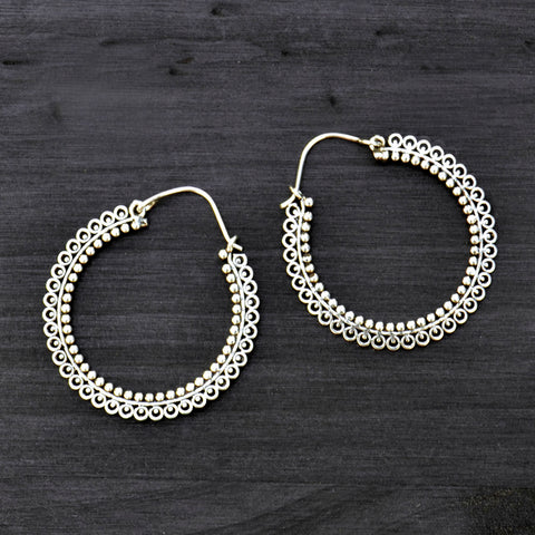 Silver Banjara Earrings