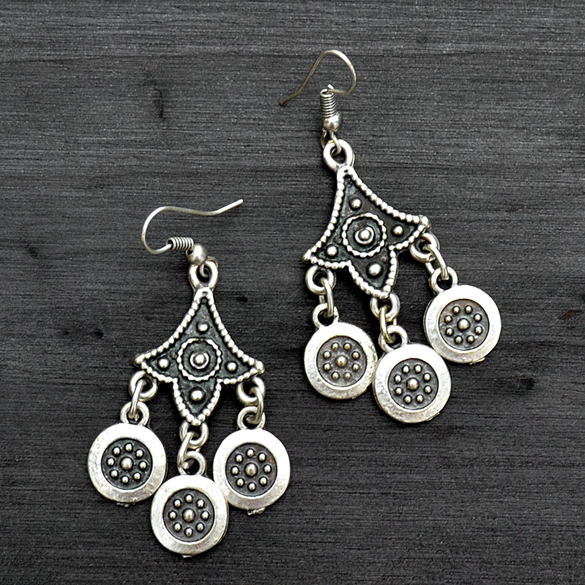 Bohemian celtic earrings