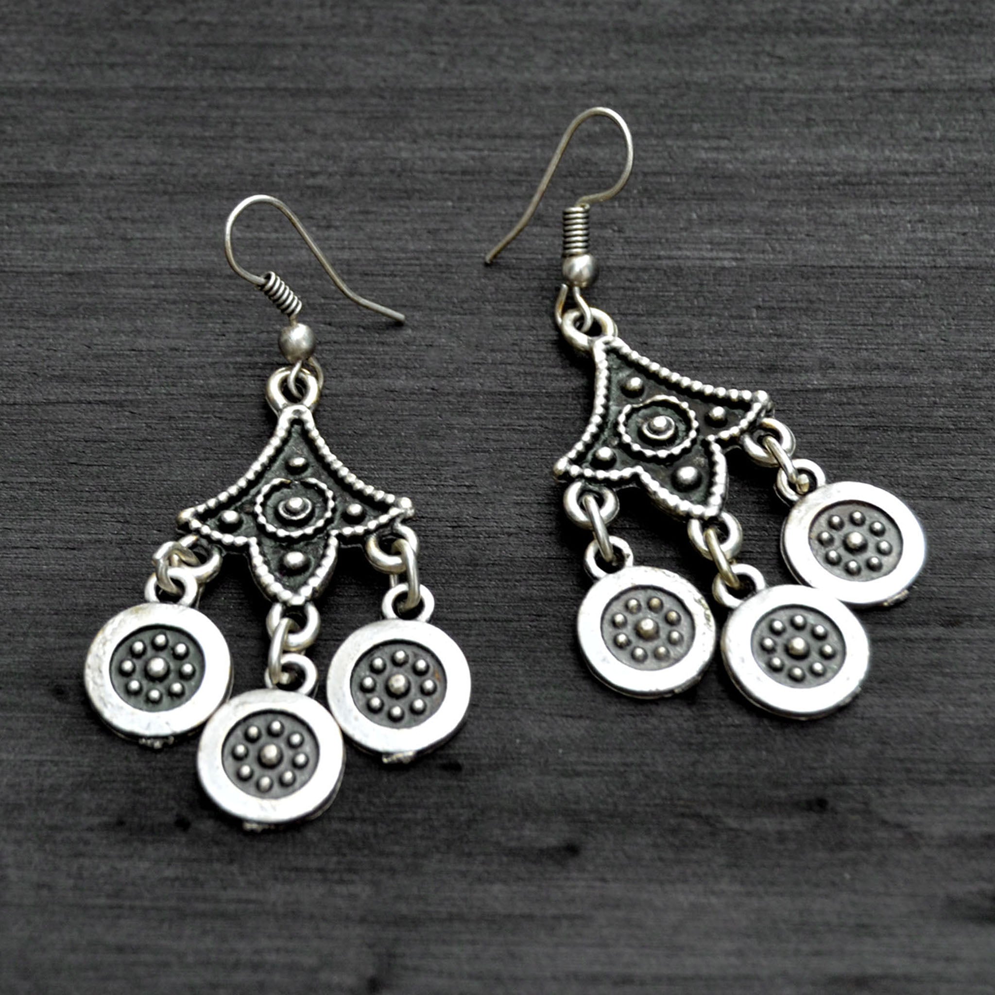 Boho celtic earrings