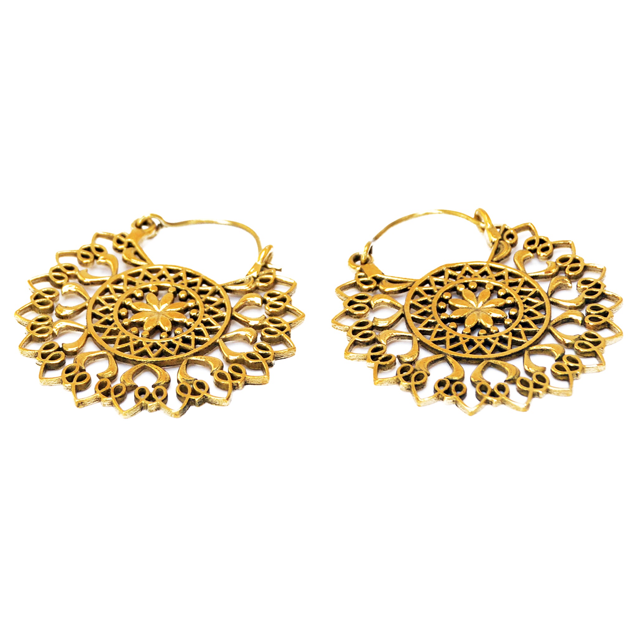 Indian floral earrings
