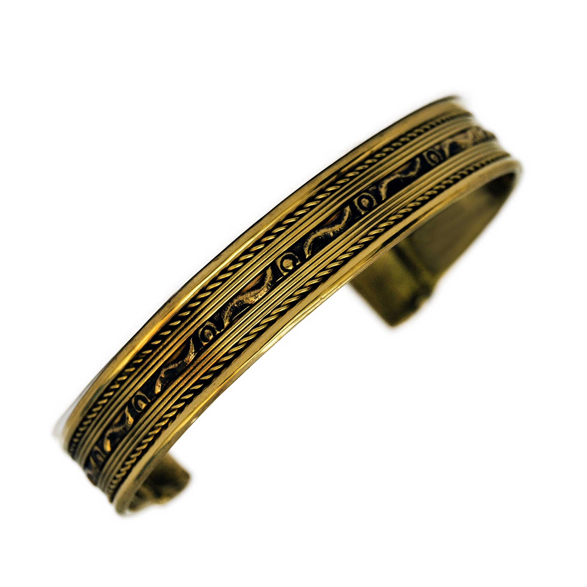 Gold tribal banjara indian bracelet