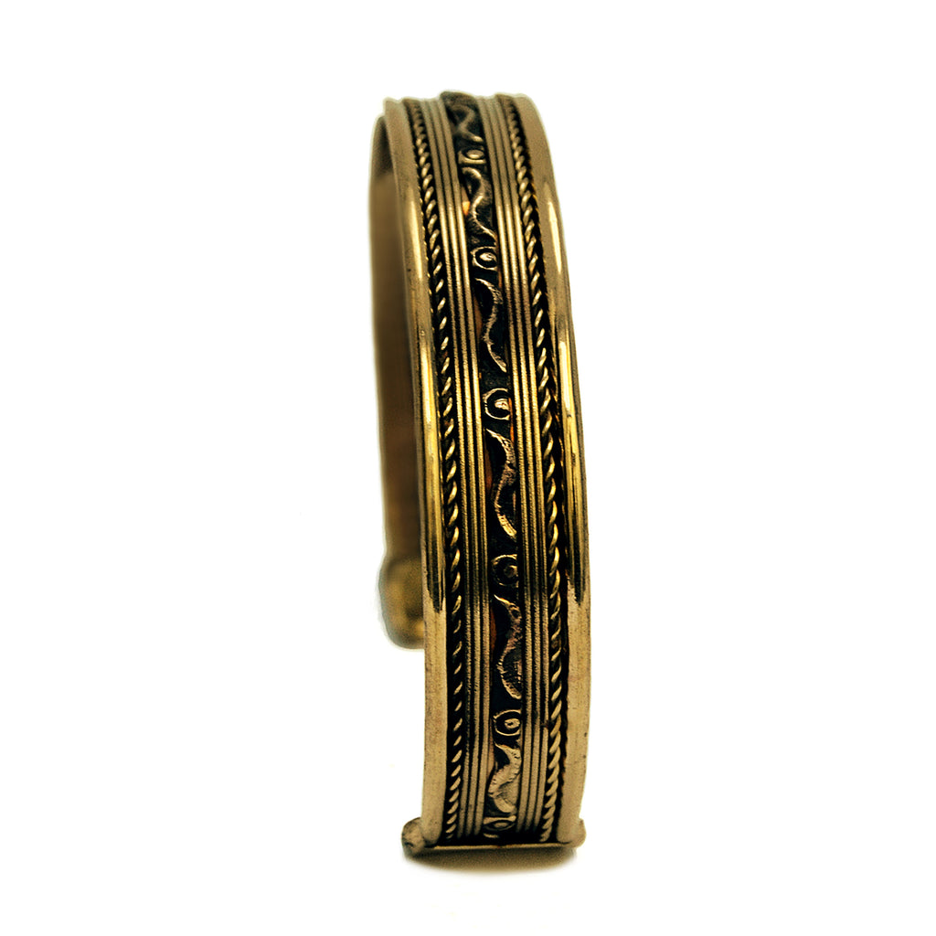 Brass indian tribal bracelet