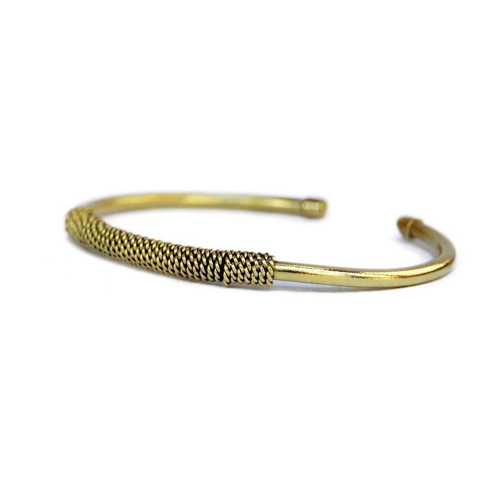 African brass bracelet
