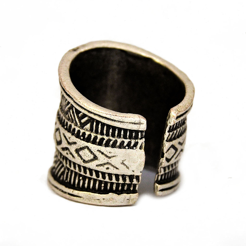 Adjustable tuareg ring