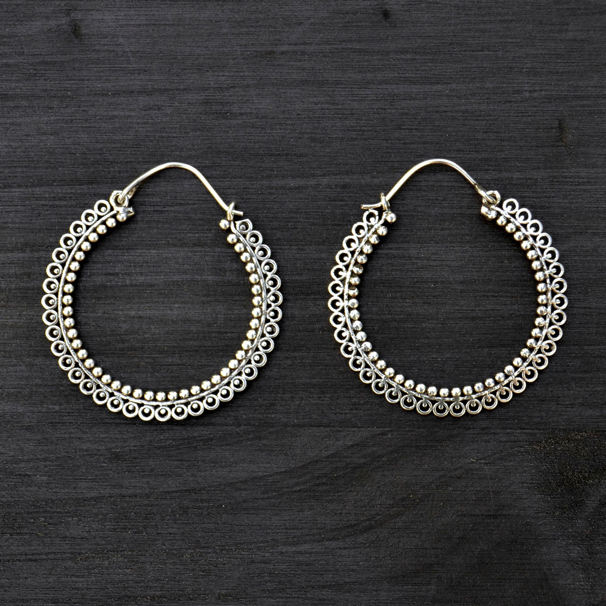 Banjara hoop earrings