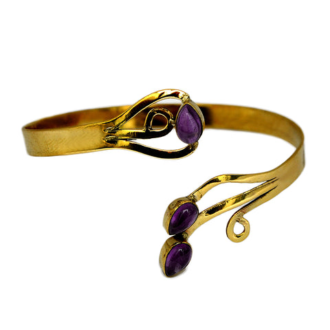 Indian bracelet with amethyst