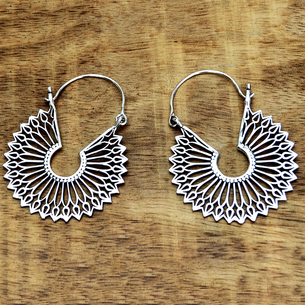 Ethnic mandala earrings