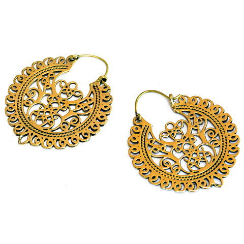 Ornate filigree earrings