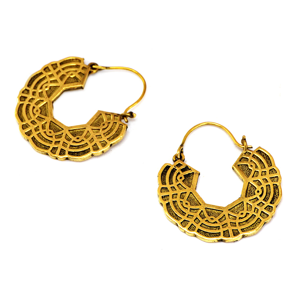 Gypsy hoop earrings